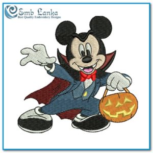 Disney Halloween Mickey Mouse 2 Embroidery Design Cartoon Disney