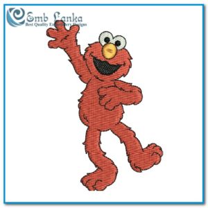 Elmo Red Muppet Embroidery Design - Image 1