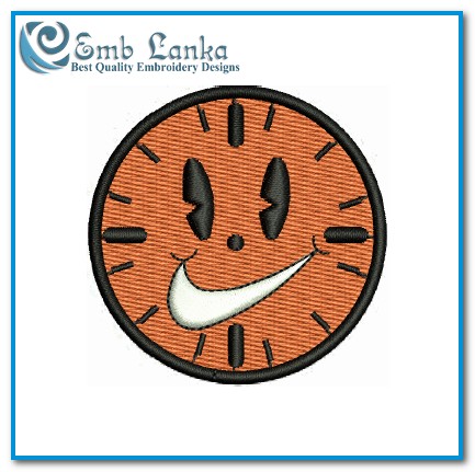 Nike Mini Smiley Embroidery Design Emblanka