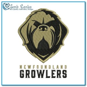 Newfoundland Growlers Logo Embroidery Design - Image 1