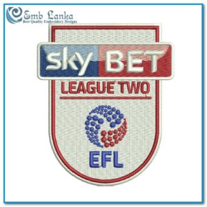 EFL League Two Logo Embroidery Design