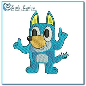 Bluey the Dog 10 Embroidery Design