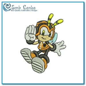 Charmy Bee Sonic the Hedgehog Embroidery Design Bugs Sonic
