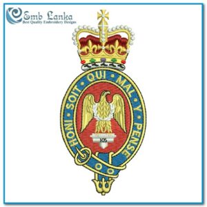 Blues and Royals Logo Embroidery Design Logos