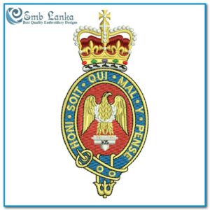 Blues and Royals Logo Embroidery Design