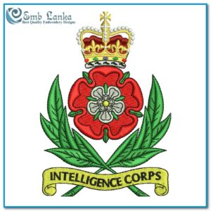 Intelligence Corps Logo Embroidery Design Logos