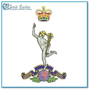 Royal Corps of Signals Logo Embroidery Design Logos