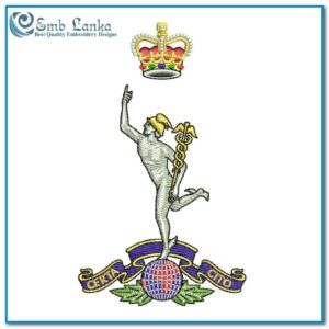 Royal Corps of Signals Logo Embroidery Design