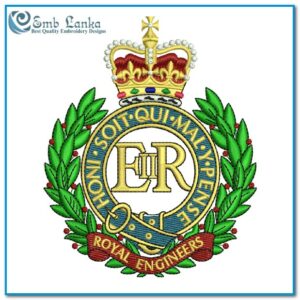 Royal Engineers Logo Embroidery Design Logos
