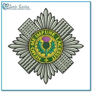 Scots Guards Logo Embroidery Design Logos