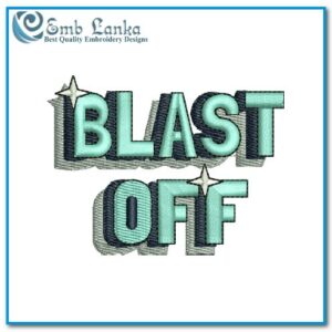 Blast off Embroidery Design Space