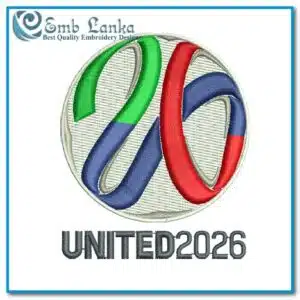 FIFA 2026 World Cup Canada-Mexico-USA Logo Embroidery Design - Image 1