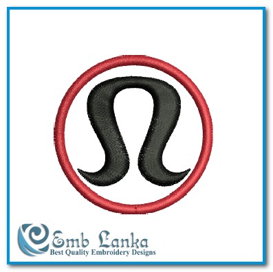 Lululemon Logo 3 Embroidery Design - Emblanka