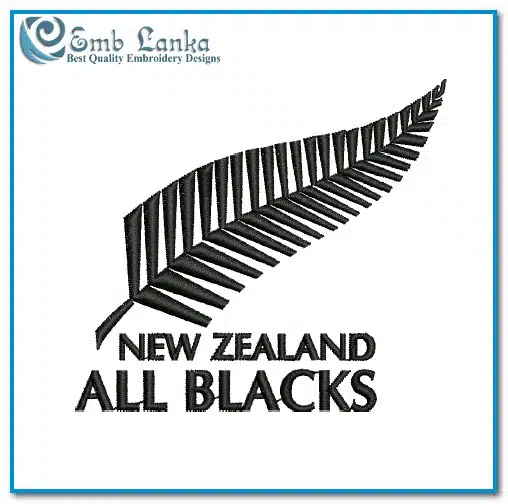 New Zealand All Blacks Rugby Union Team Logo