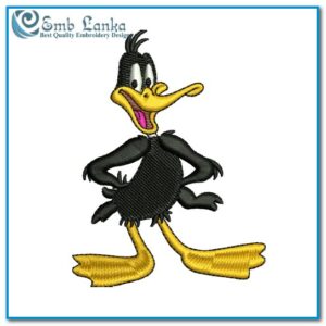 Looney Tunes Daffy Duck 2 Embroidery Design | Emblanka.com