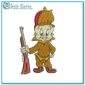 Looney Tunes Elmer Fudd Embroidery Design | Emblanka.com
