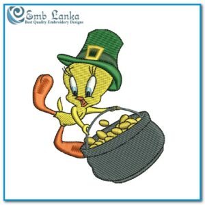 Download Tweety Looney Tunes machine Embroidery Design | Emblanka.com