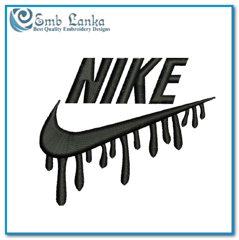 Hecho un desastre jamón Escupir Nike Logo 2 Embroidery Design - Emblanka