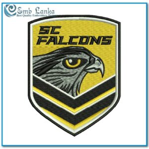 Sunshine Coast Falcons Rugby Logo Embroidery Design | Emblanka.com