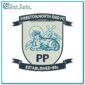 Preston North End Football Club Logo Embroidery Design