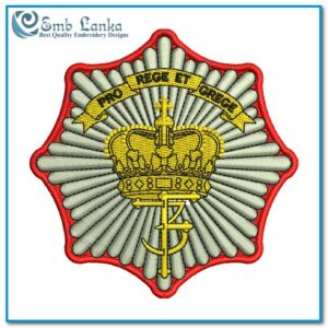 Danish Royal Life Guards Musical Corps Logo Embroidery Design