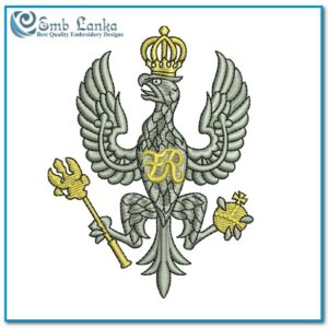 King's Royal Hussars Logo Embroidery Design
