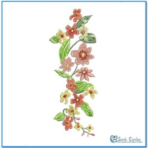 Colorful Bright Floral 2 Embroidery Design