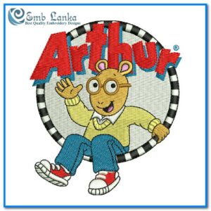 Arthur Read Cartoon Embroidery Design