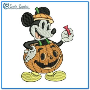 Halloween Disney Mickey Mouse Embroidery Design
