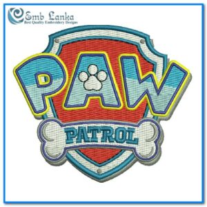 Paw Patrol Logo Embroidery Design