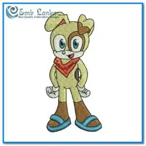Sonic the Hedgehog Ben Muttski Embroidery Design