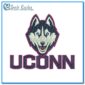UConn Football Club Logo Embroidery Design