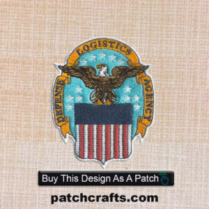 Defense Logistics Agency Logo Embroidered Iron On Patch