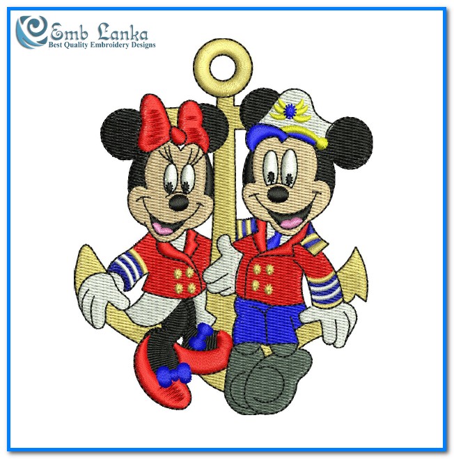 Minnie mouse patch Embroidery Designs for machine - Embroidery Designs Packs