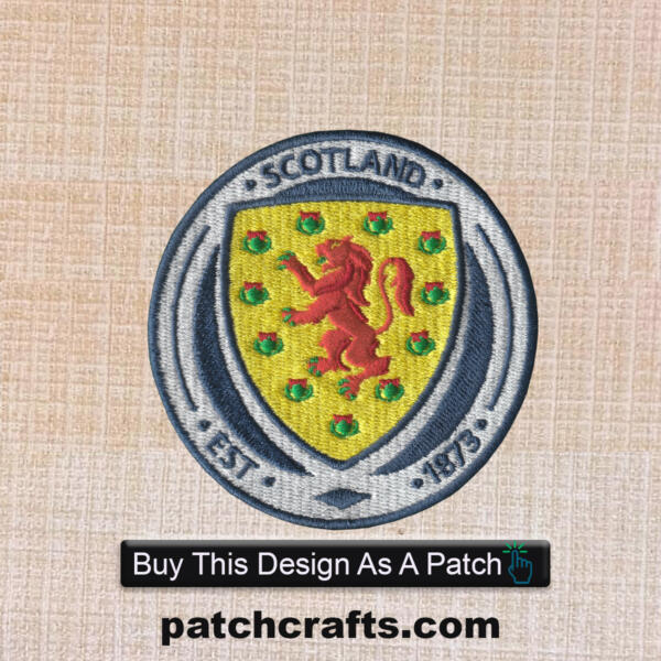 Scotland National Football Team Logo Embroidered Iron On Patch