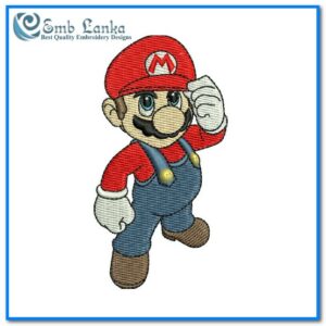 Super Mario Game Embroidery Design