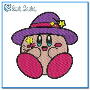Halloween Kirby Embroidery Design