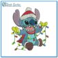 Lilo And Stitch Christmas Embroidery Design
