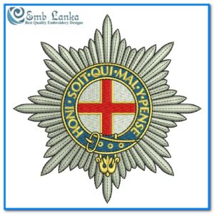 Coldstream Guards Logo Embroidery Design