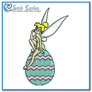 Disney Easter Tinkerbell Embroidery Design