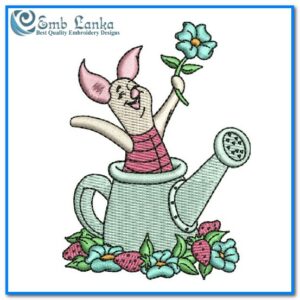 Disney Piglet Embroidery Design