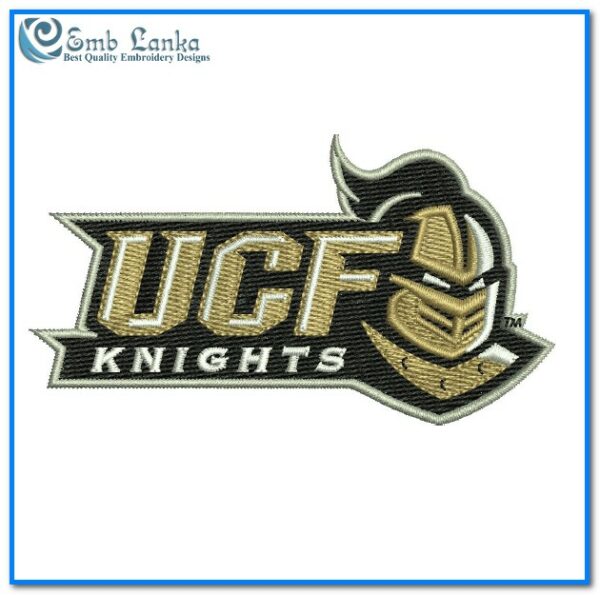 UCF Knights Football Team Logo 4 Embroidery Design UCF Knights Football Team Logo 4 Embroidery Design