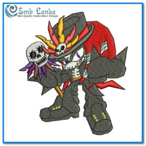 Halloween Knuckles Sonic Battle Embroidery Design