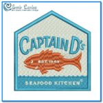 Captain D's Logo Embroidery Design