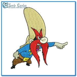 Looney Tunes Yosemite Sam Embroidery Design