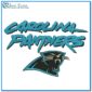 Carolina Panthers Logo 5 Embroidery Design