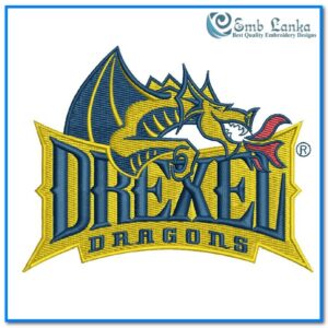 Drexel Dragons Mens Basketball Team Logo, Emblanka