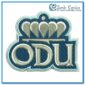 Old Dominion Monarchs Football Team Logo Embroidery Design