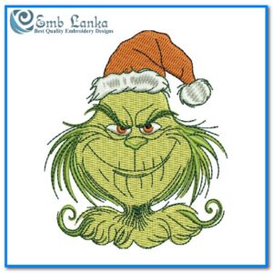 Christmas Grinch 3 Embroidery Design