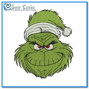 Christmas Grinch Embroidery Design